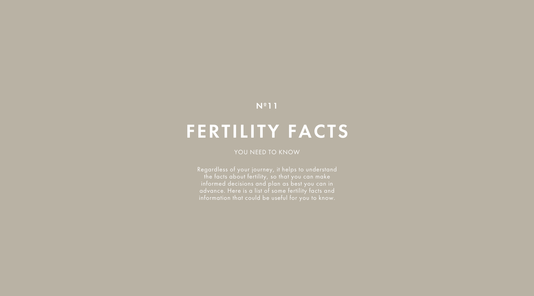 Fertility Facts You Need to Know HolisticHer